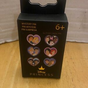 Loungefly Disney Princess Glitter Heart Mystery Pin - NWT NIP